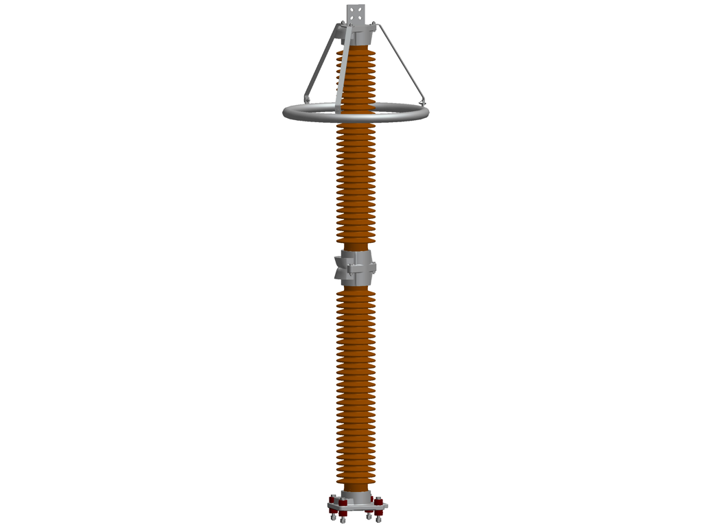 Two-unit 3EP4 (housings 2xD-2xF, up to 2920 mm) with grading ring for suspended or upright mounting