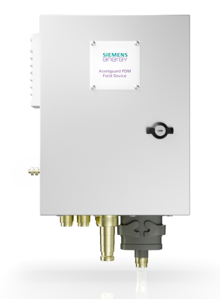 Assetguard PDM field device — switchgear partial discharge monitoring, front view